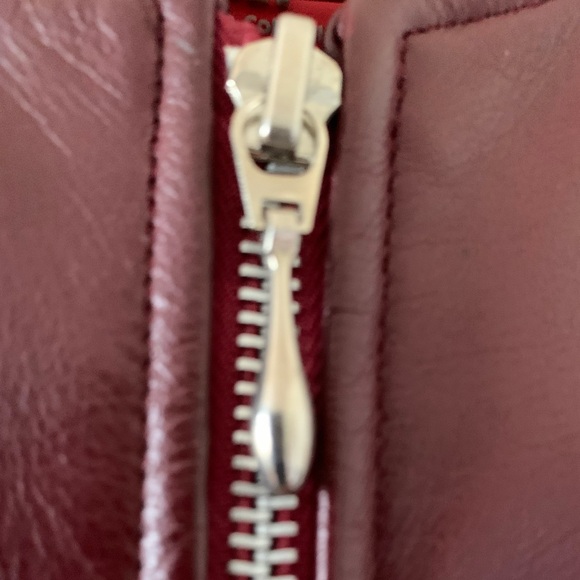 Leather red wine Bedoya and Sly VEST !!! - Picture 2 of 8